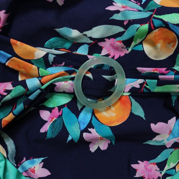 Sunshine 79 One-Piece Swimsuit Tropical Peach Print - Picture 3 of 12